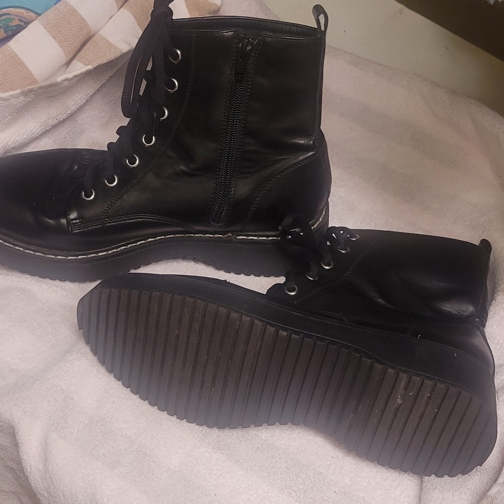 Black Combat & Moto Boots